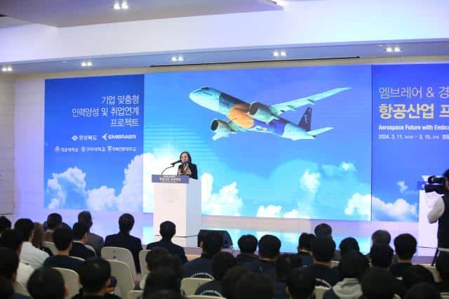 EmbraerStudentinkubatiounsprogramm a Südkorea [Bild Ugedriwwe vun der brasilianescher Ambassade zu Seoul]