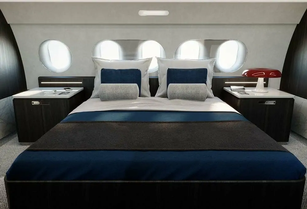 Airbus ACJ220 Interior Bedroom