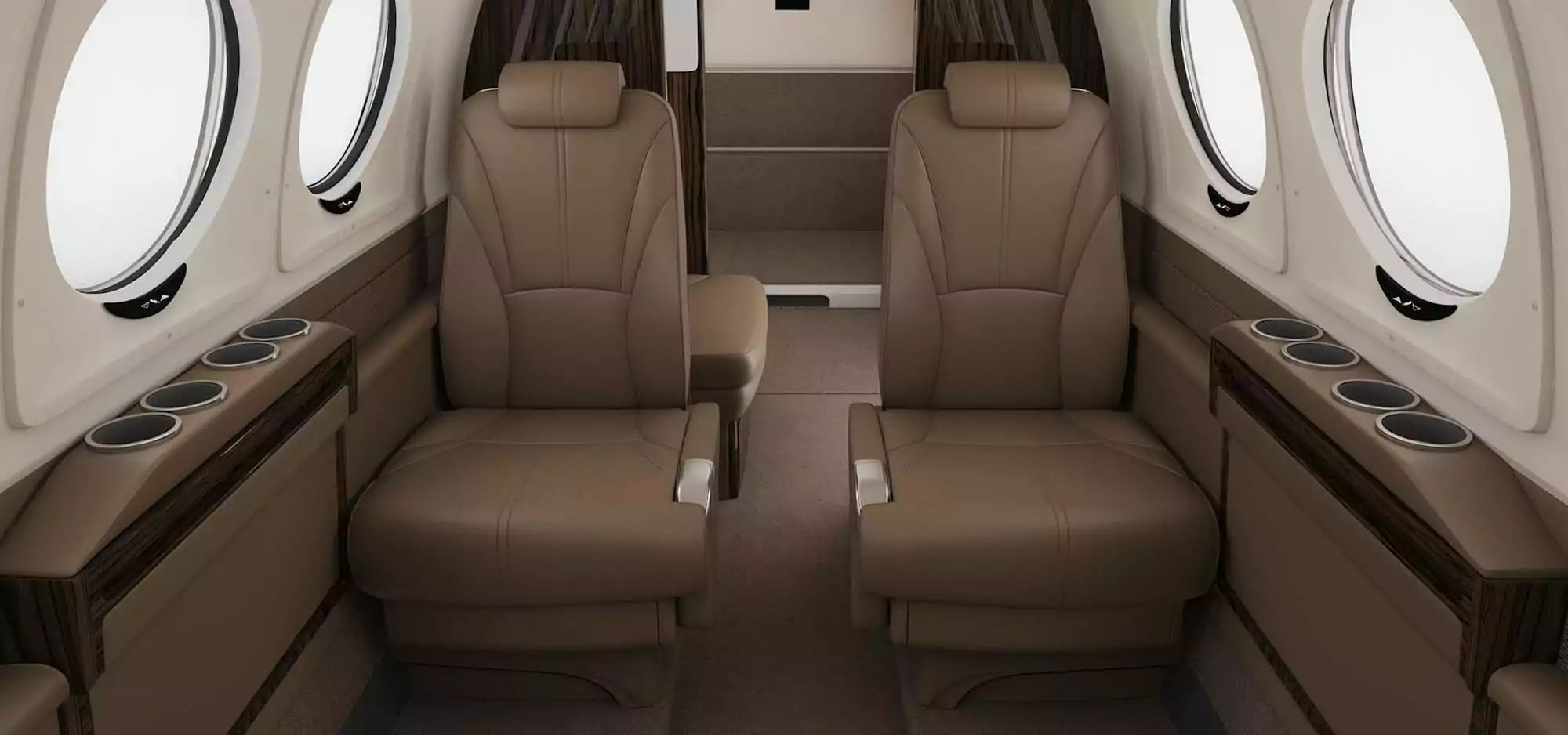 King Air 260 interior