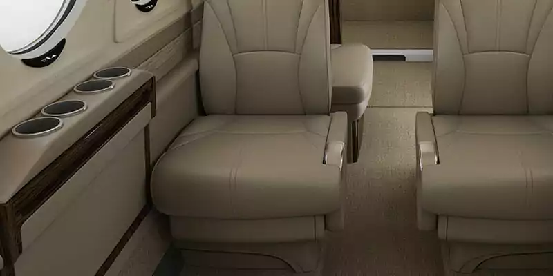 Interior seats of Kind Air 260