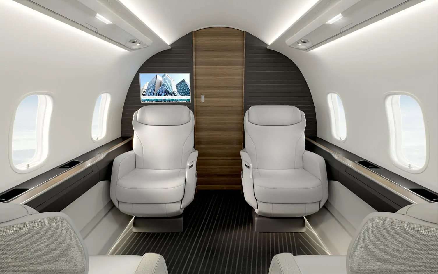 Bombardier Challenger 3500 Interior da popa da cabine