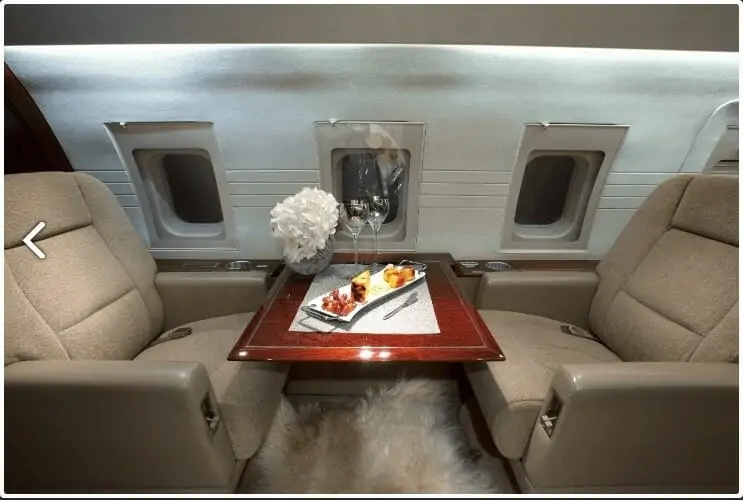 Bombardier Challenger 601-3A Interior