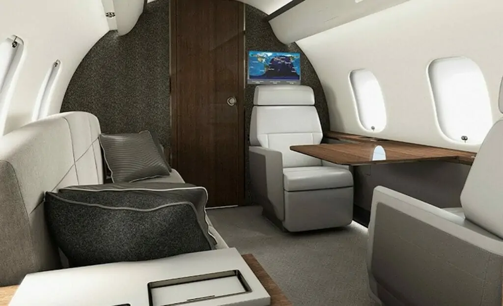 Bombardier Global 5000 الداخلية
