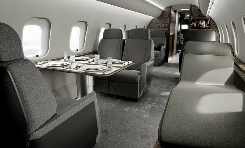 Bombardier Global 5500 Interior Conference Suite