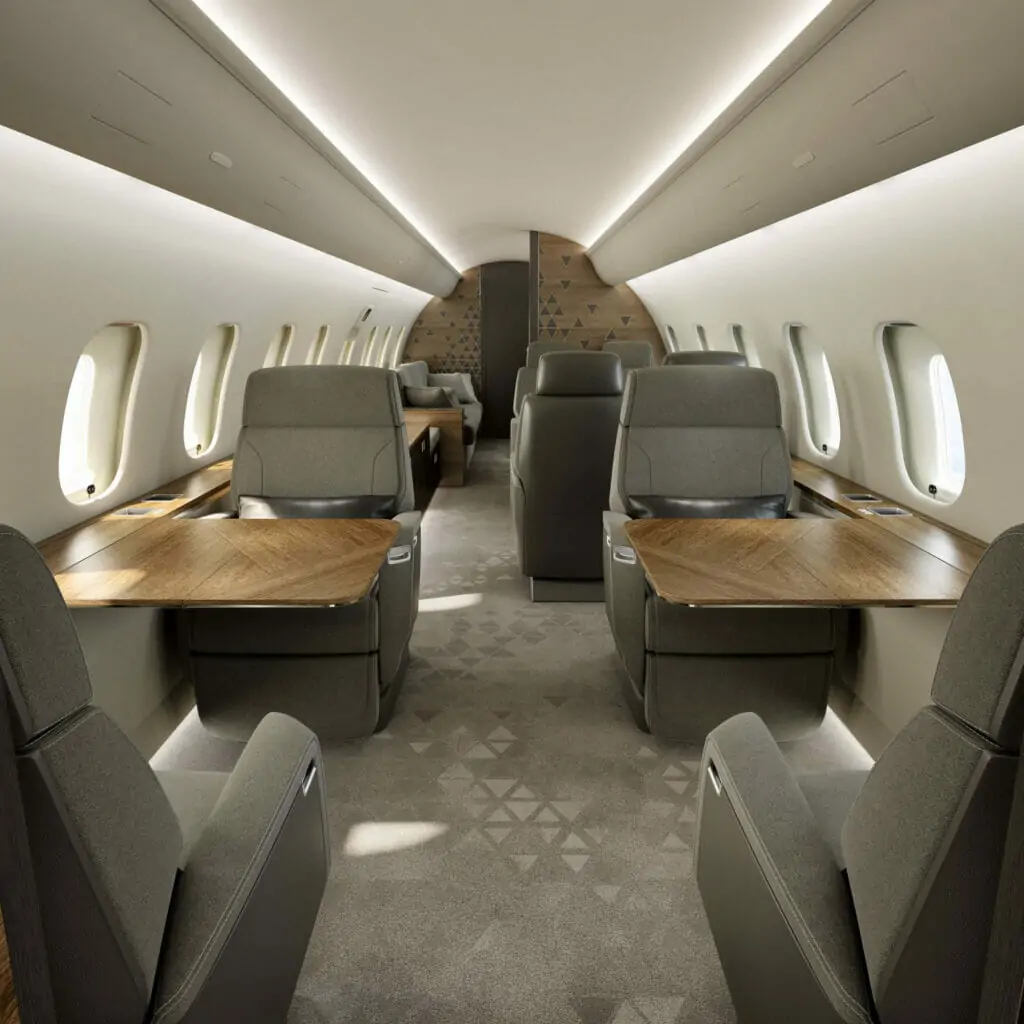 Bombardier Global 5500 Interior Seating