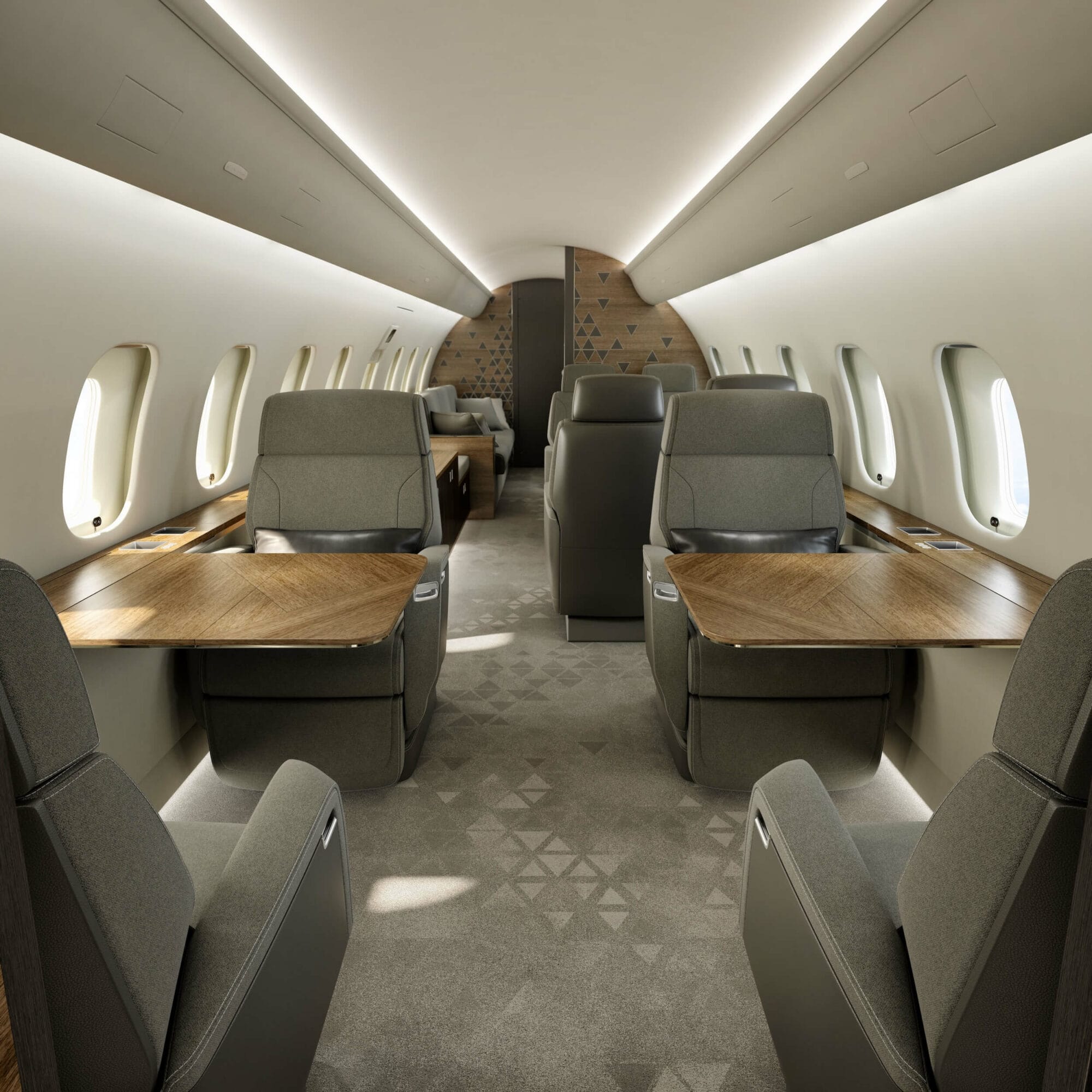 Bombardier Global 5500 Interior Seating