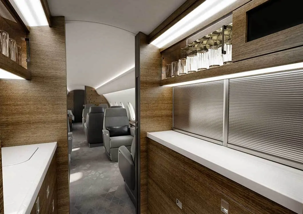 Bombardier Global 5500 Interior Galley