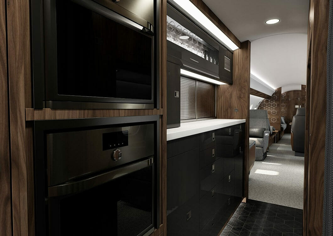 Bombardier Global 6500 Interior Galley