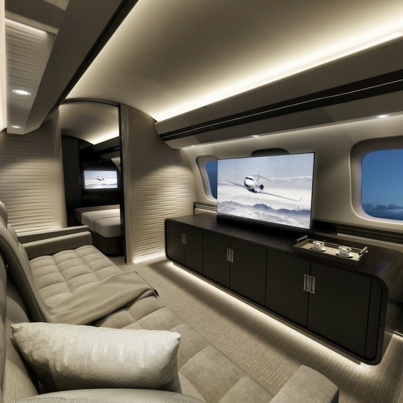 Bombardier Global 7500 daxili