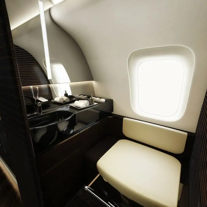 Bombardier Global 7500 interiores