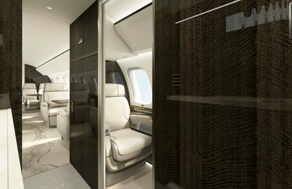 Bombardier Global 8000 Interior Crew Rest Area