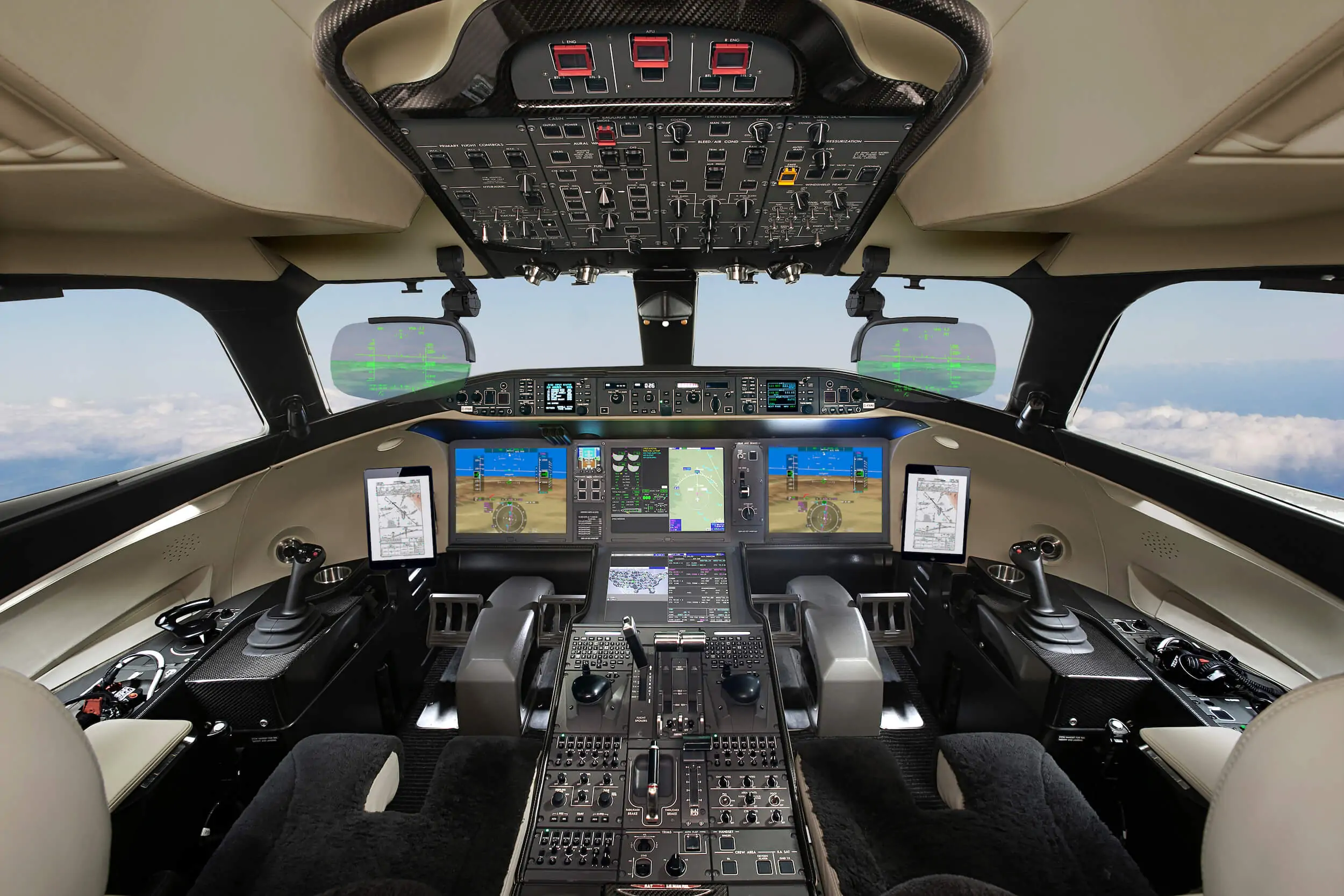 Bombardier Global 8000 stjórnklefi