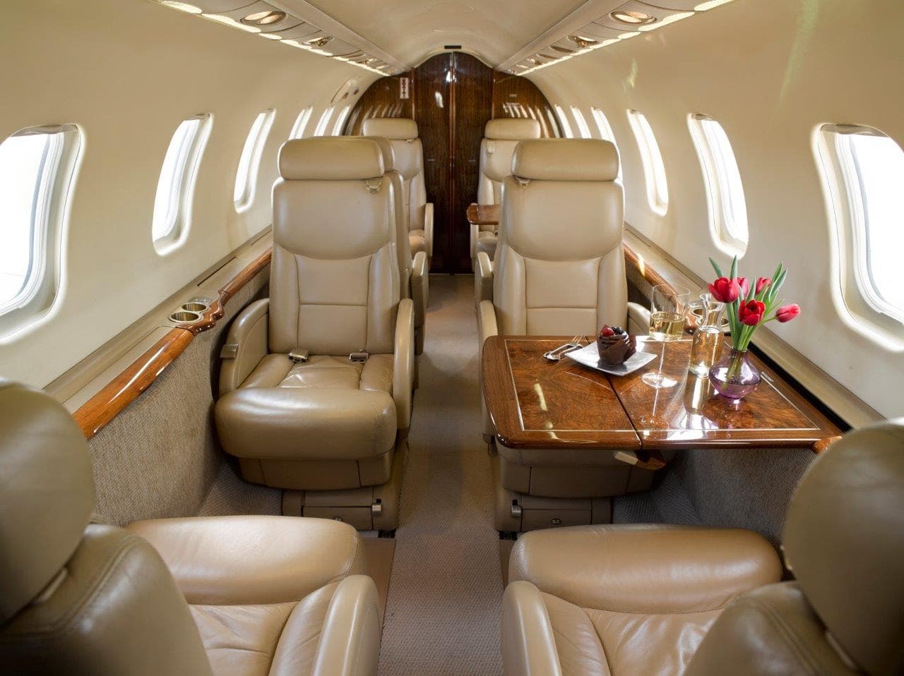 Bombardier Learjet 45 Interior