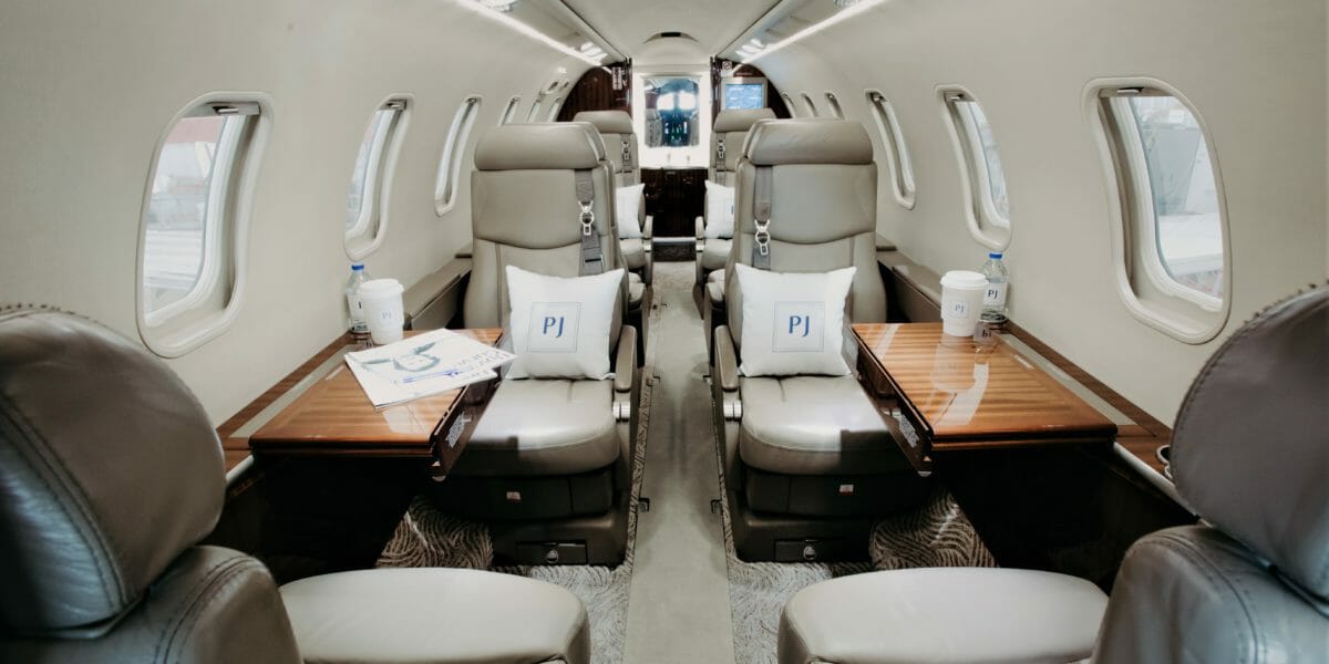 Bombardier Learjet 45XR Interior