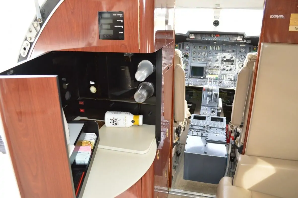 Bombardier Learjet 55 Interior