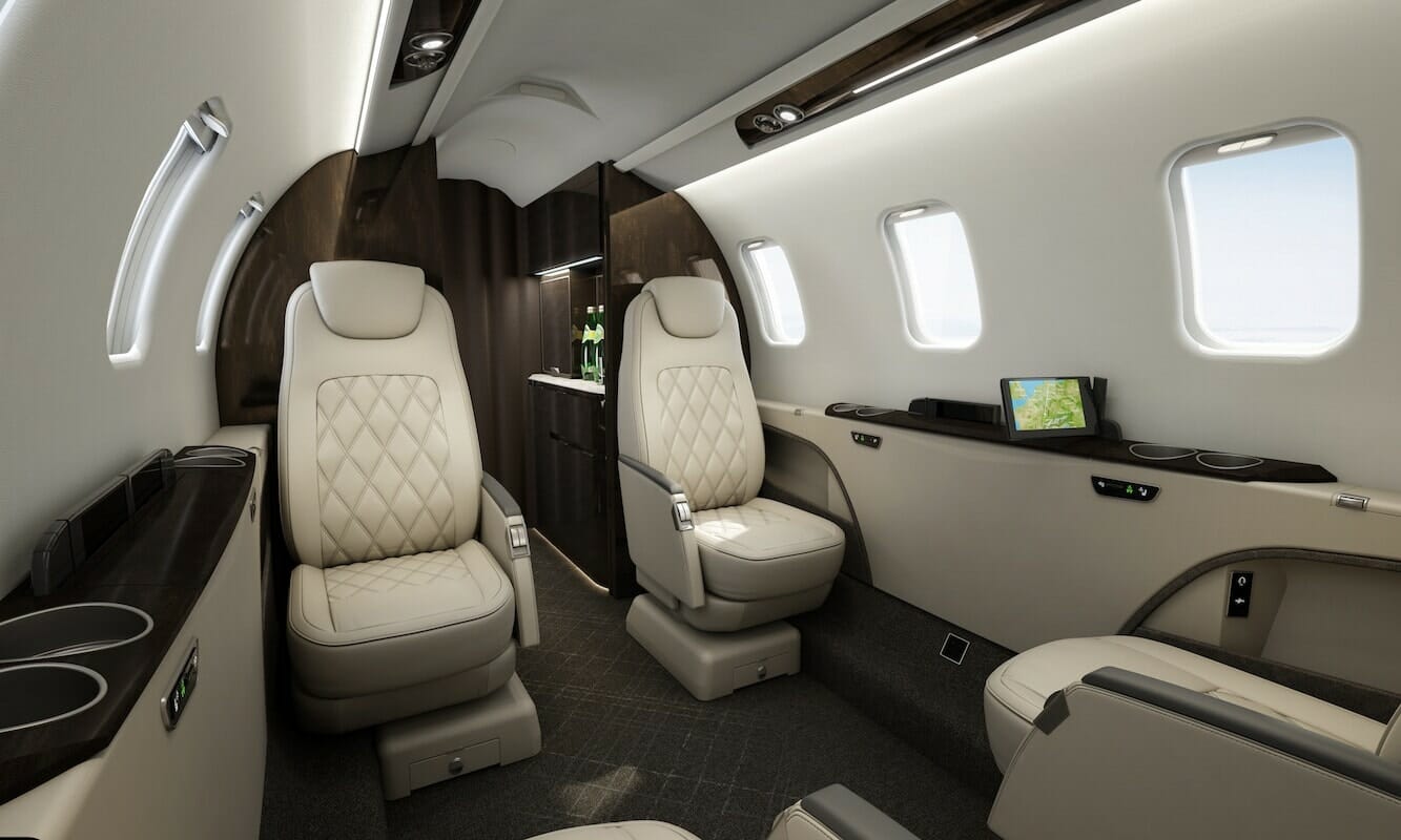 Bombardier Learjet 75 liberty Interior