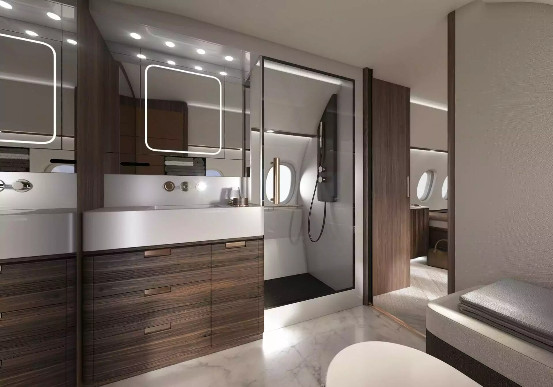 What You Need to Know About Private Jet Bathrooms