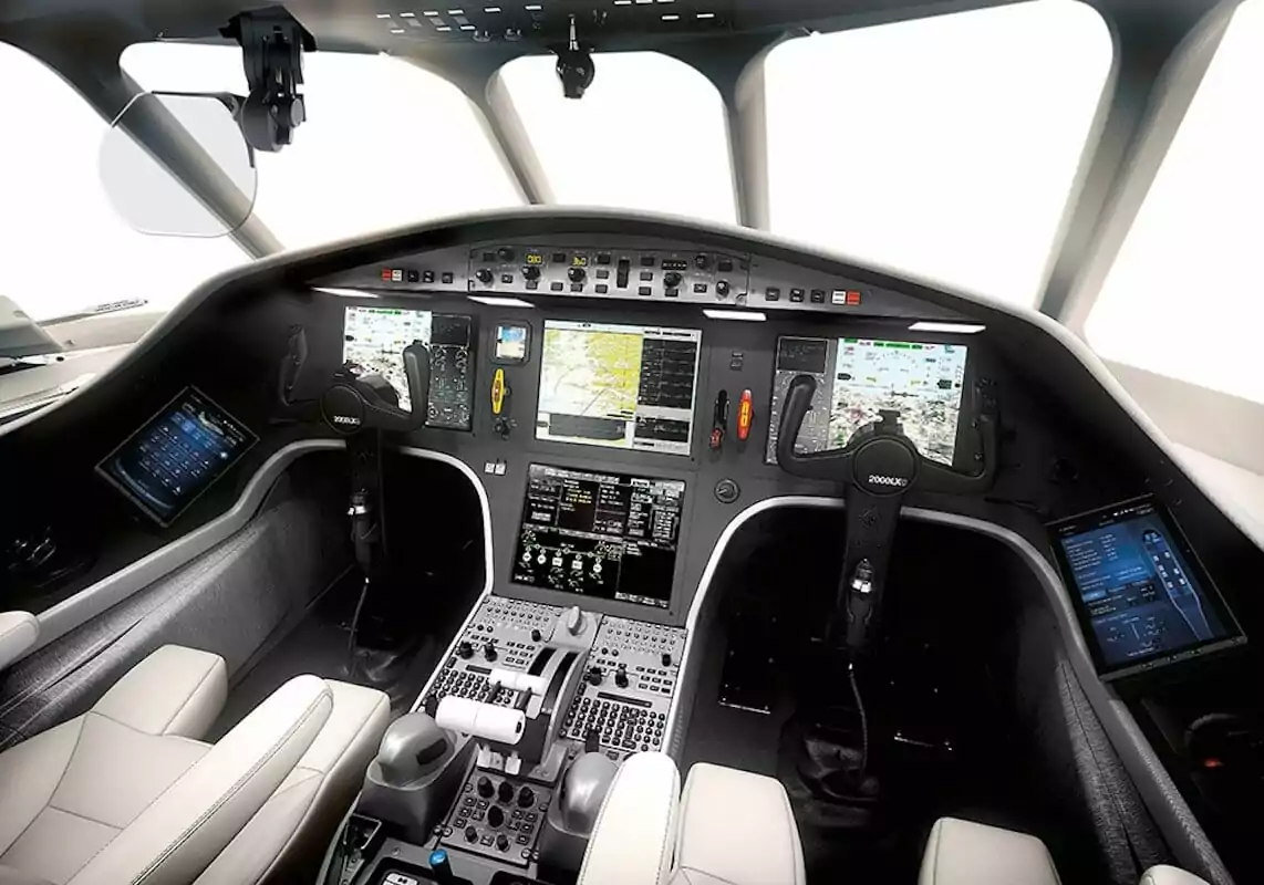 Dassault 2000LXS Cockpit