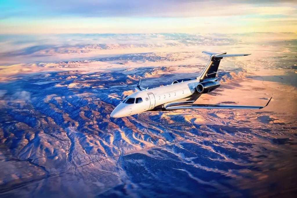 Embraer Legacy 450 Exterior - Private jet from New York to Washington, D.C.