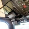 Embraer Legacy 500 flight deck cokpit overhead panel with Head Up Display folded up