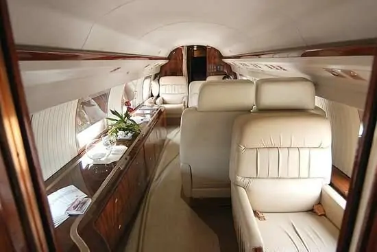 Gulfstream G350 belső tér