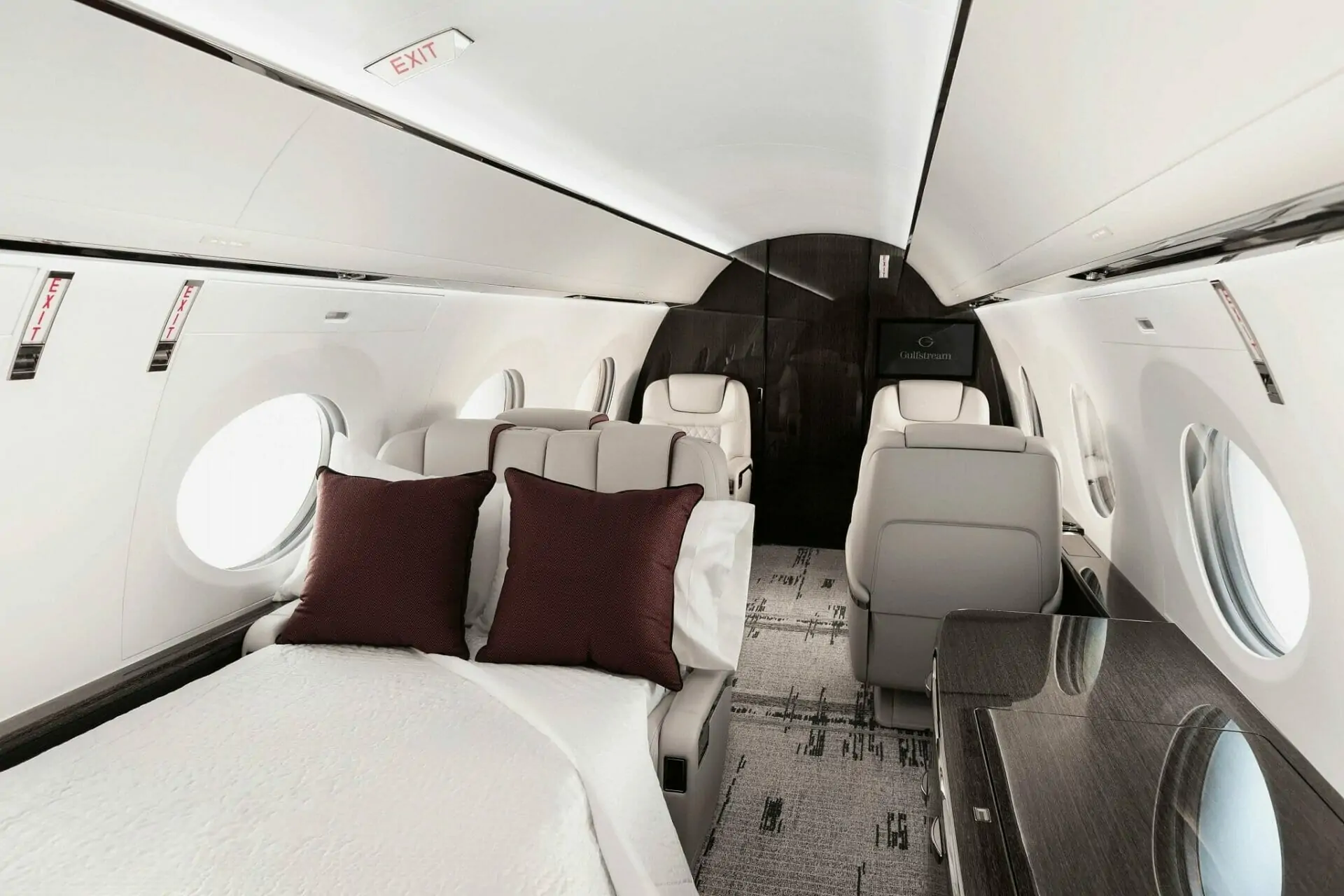Gulfstream G600 Interior private jet management