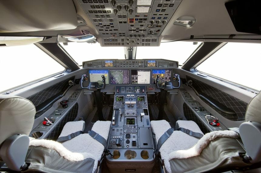 Gulfstream G650 kajuit