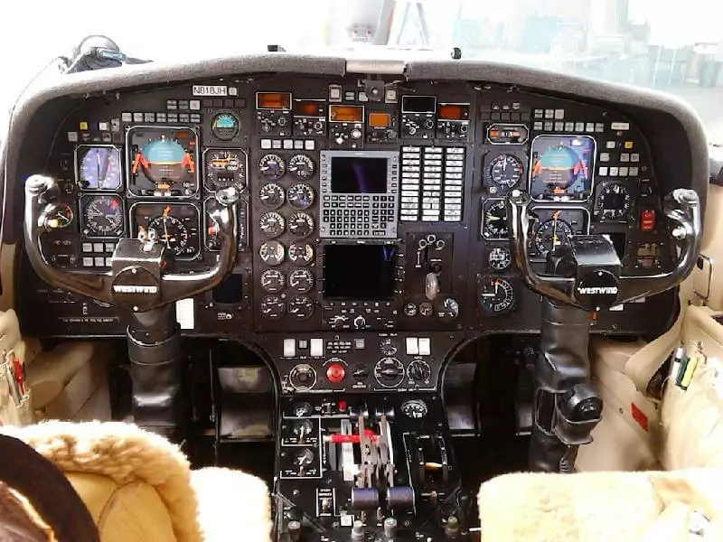 IAI Westwind 2 Cockpit